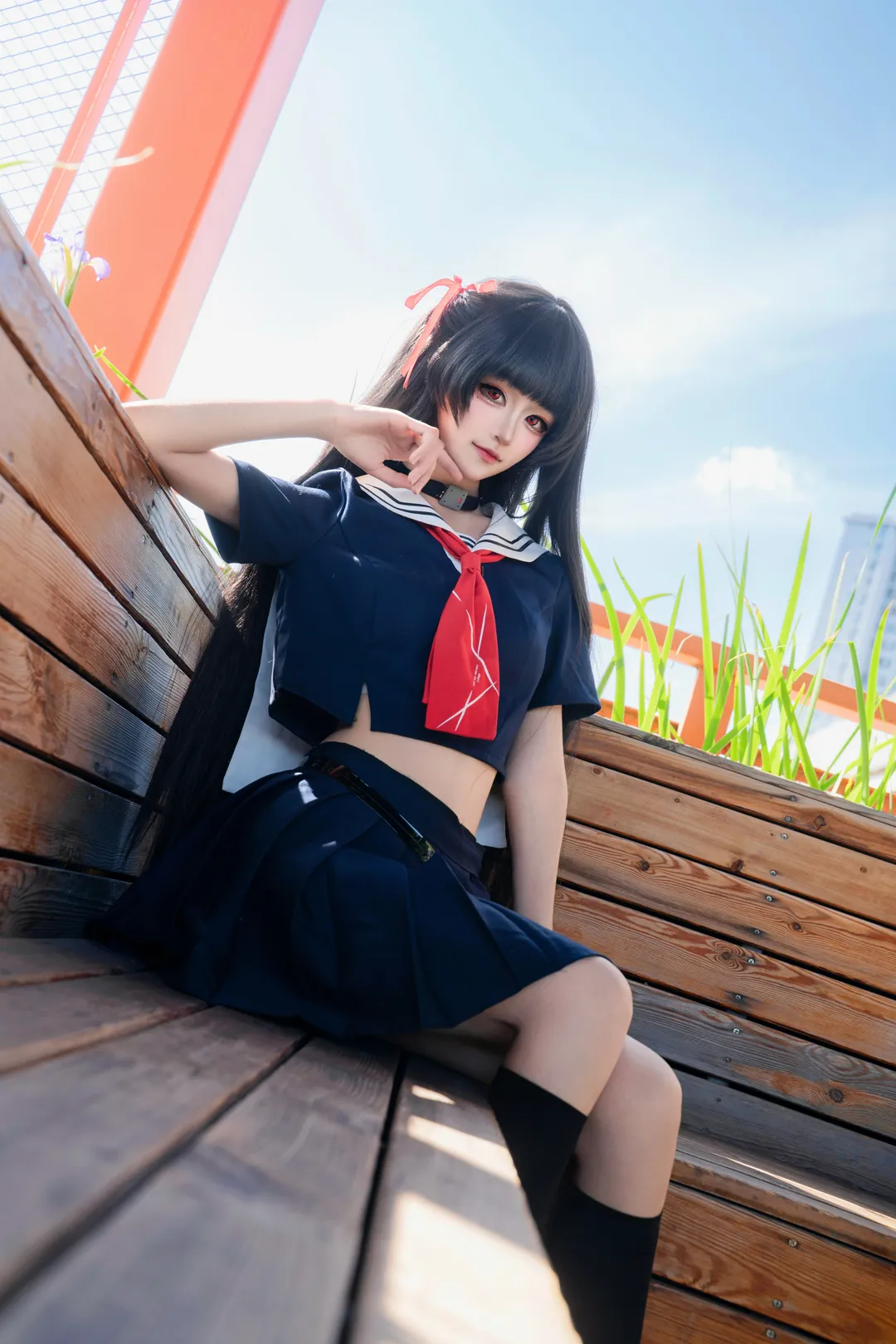 鸣潮, Cosplay, 街拍, 千咲cos, 高冷风 - 第2张