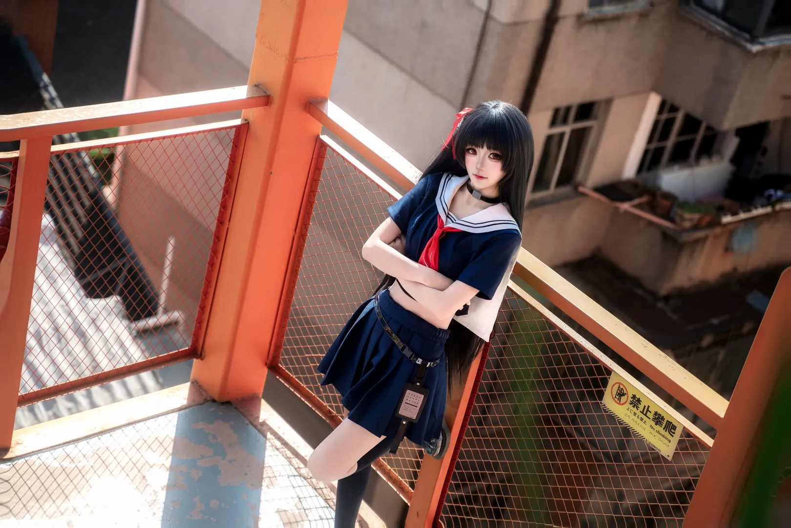 鸣潮, Cosplay, 街拍, 千咲cos, 高冷风 - 第3张