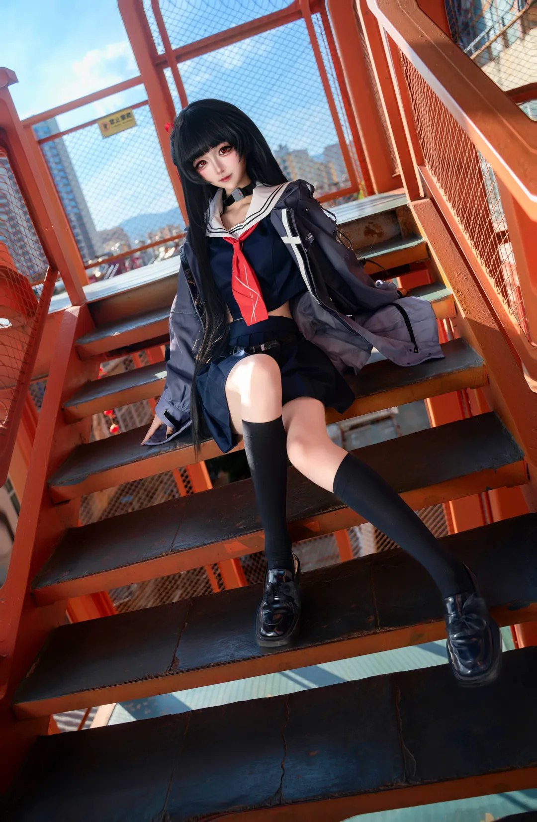 鸣潮, Cosplay, 街拍, 千咲cos, 高冷风 - 第4张