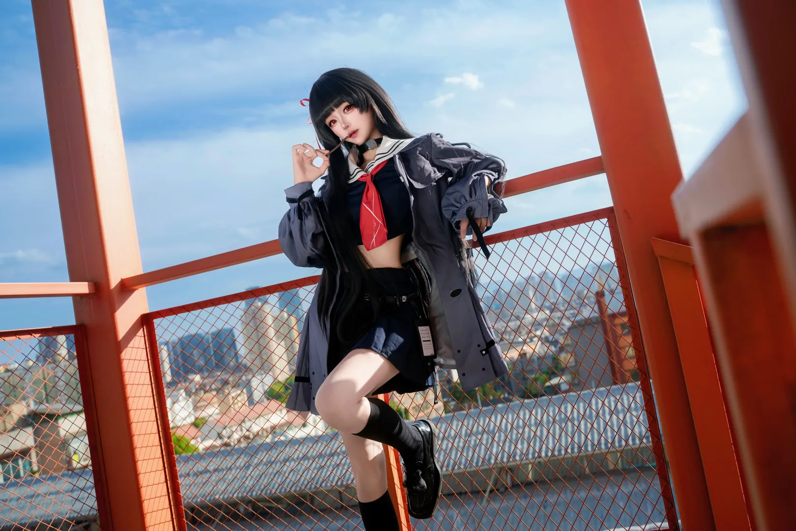 鸣潮, Cosplay, 街拍, 千咲cos, 高冷风 - 第6张