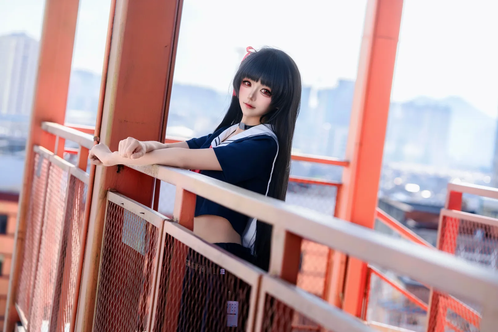 鸣潮, Cosplay, 街拍, 千咲cos, 高冷风 - 第7张