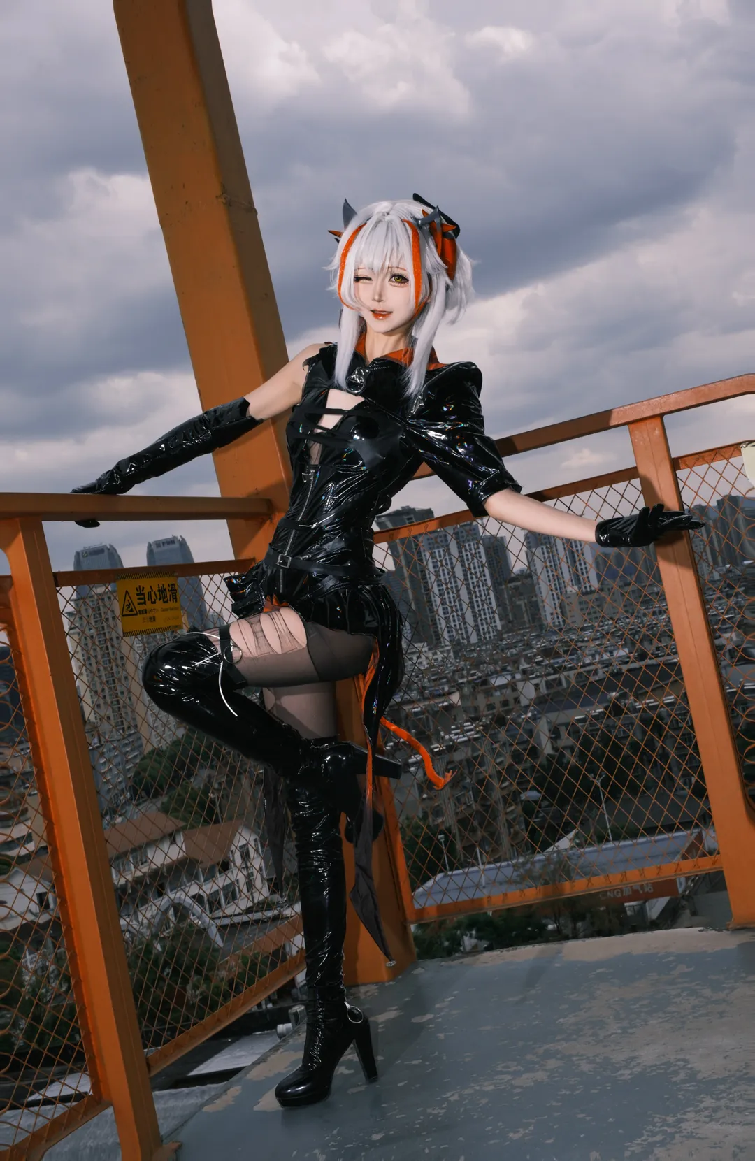コスプレ, 屋外ストリートスナップ, クールでスタイリッシュなスタイル, 都市建築, 叛逆美学 - 11枚目