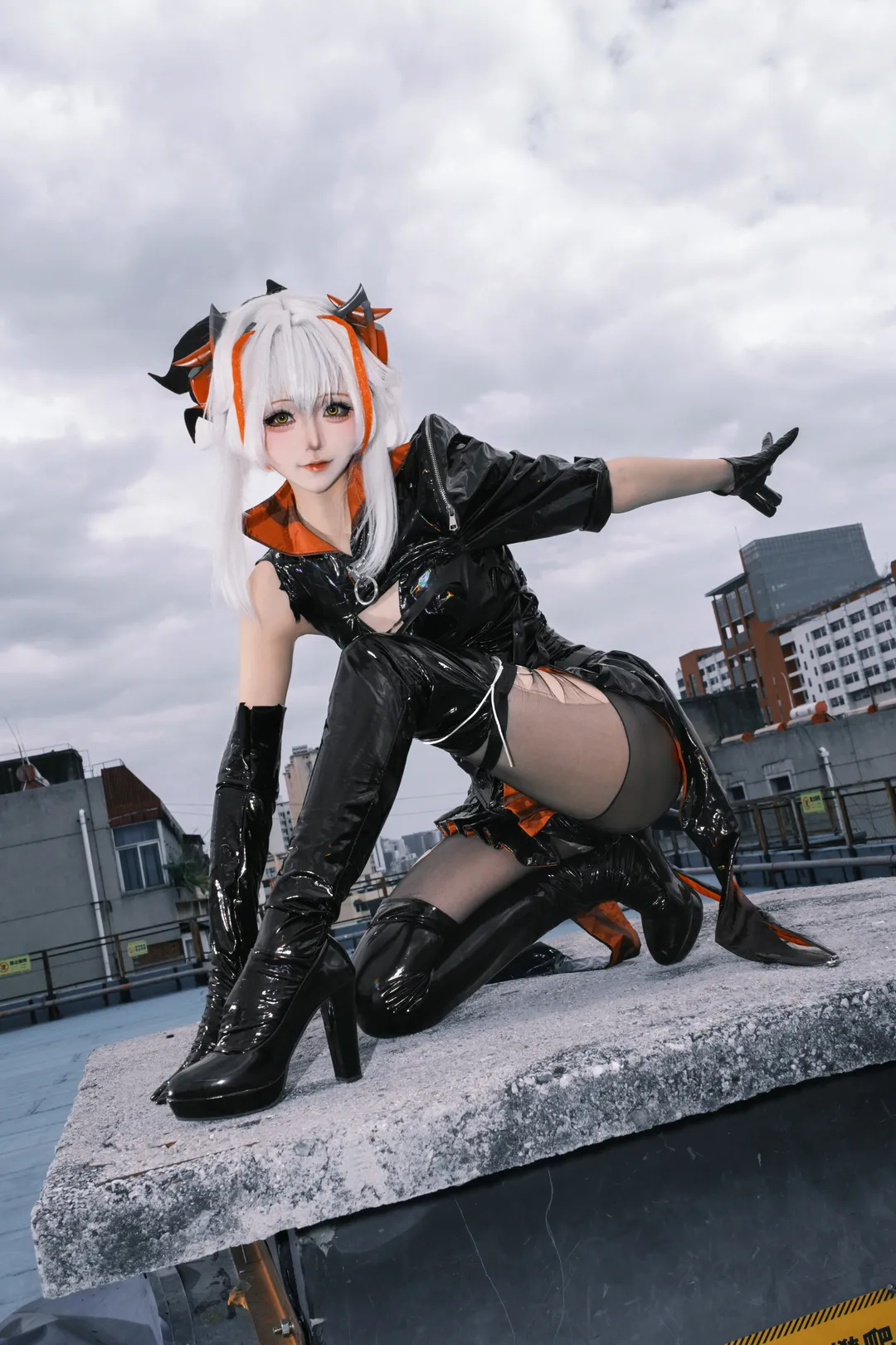 コスプレ, 屋外ストリートスナップ, クールでスタイリッシュなスタイル, 都市建築, 叛逆美学 - 7枚目