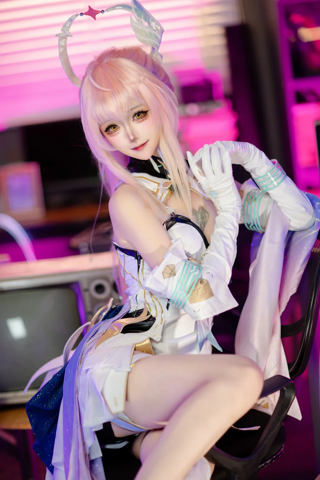 鸣潮, 二次元, 爱弥斯cos, 氛围感摄影, 游戏cosplay - 第4张