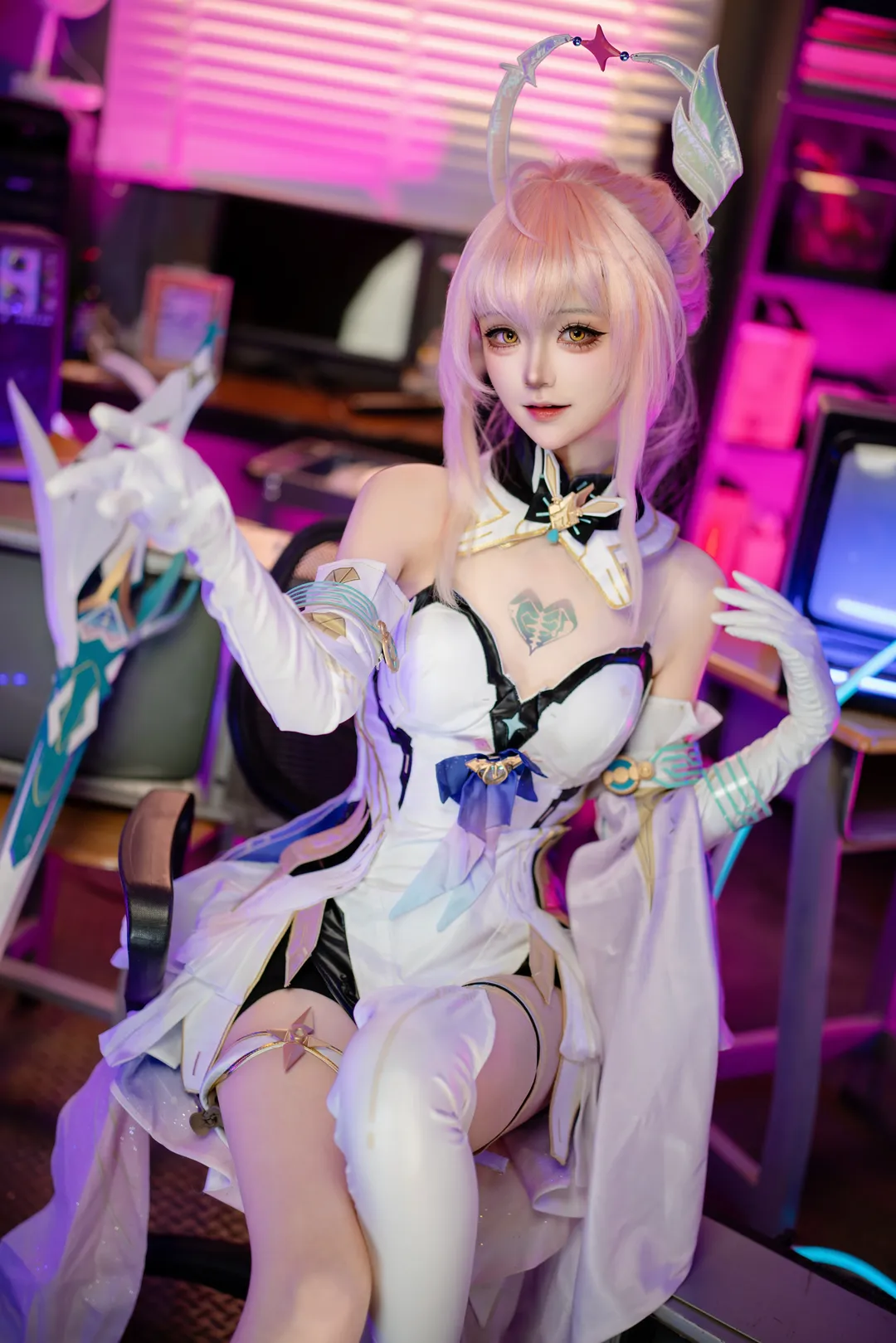 鸣潮, 二次元, 爱弥斯cos, 氛围感摄影, 游戏cosplay - 第9张