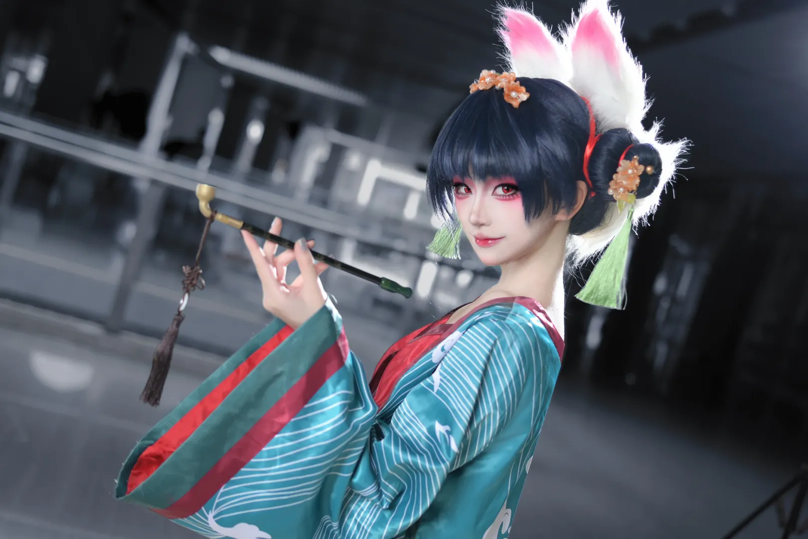 古风摄影, 国漫cosplay, 宝青坊主cos, 白蛇传, 狐妖妆造 - 第2张