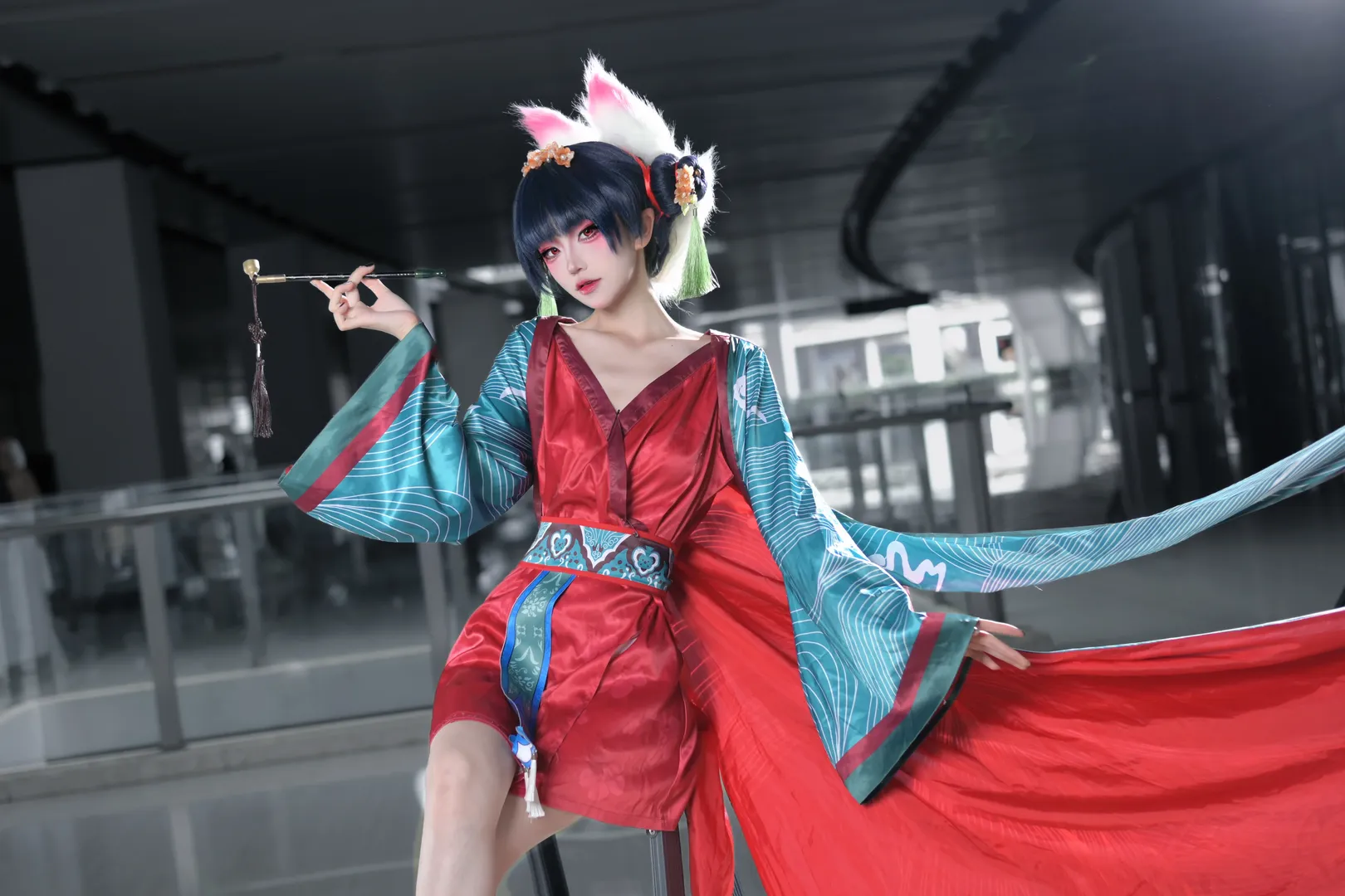 古风摄影, 国漫cosplay, 宝青坊主cos, 白蛇传, 狐妖妆造 - 第3张