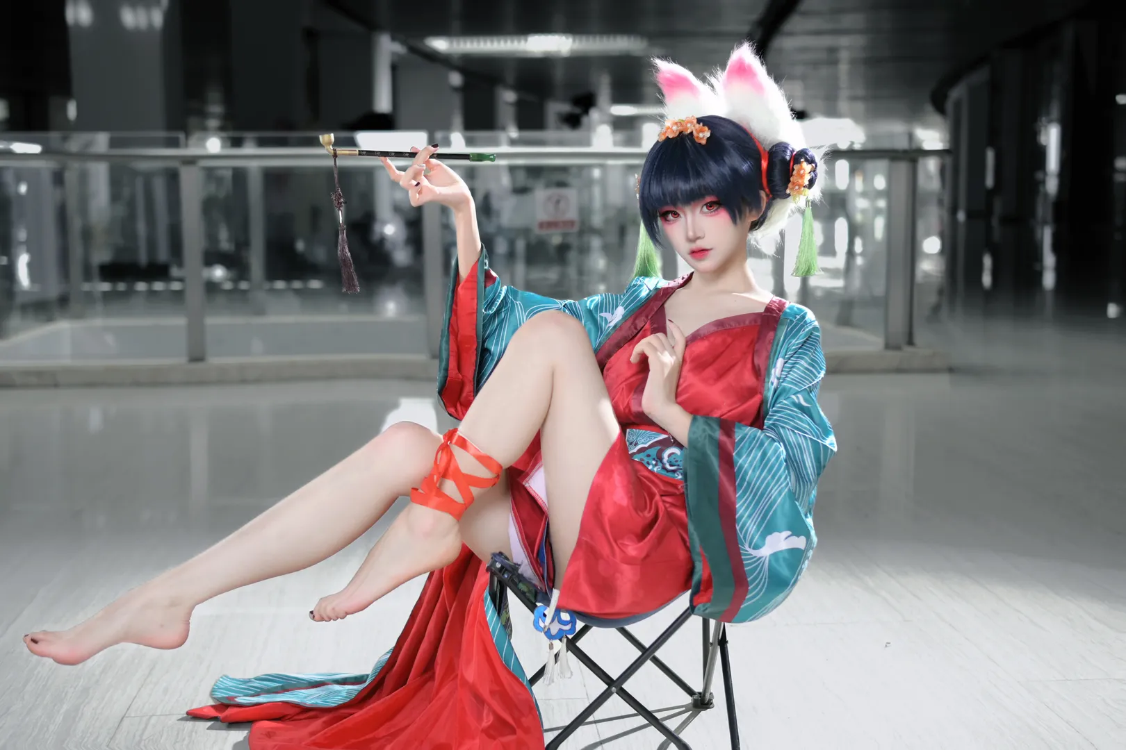 古风摄影, 国漫cosplay, 宝青坊主cos, 白蛇传, 狐妖妆造 - 第5张