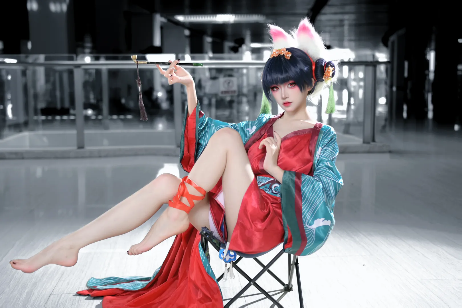 古风摄影, 国漫cosplay, 宝青坊主cos, 白蛇传, 狐妖妆造 - 第7张
