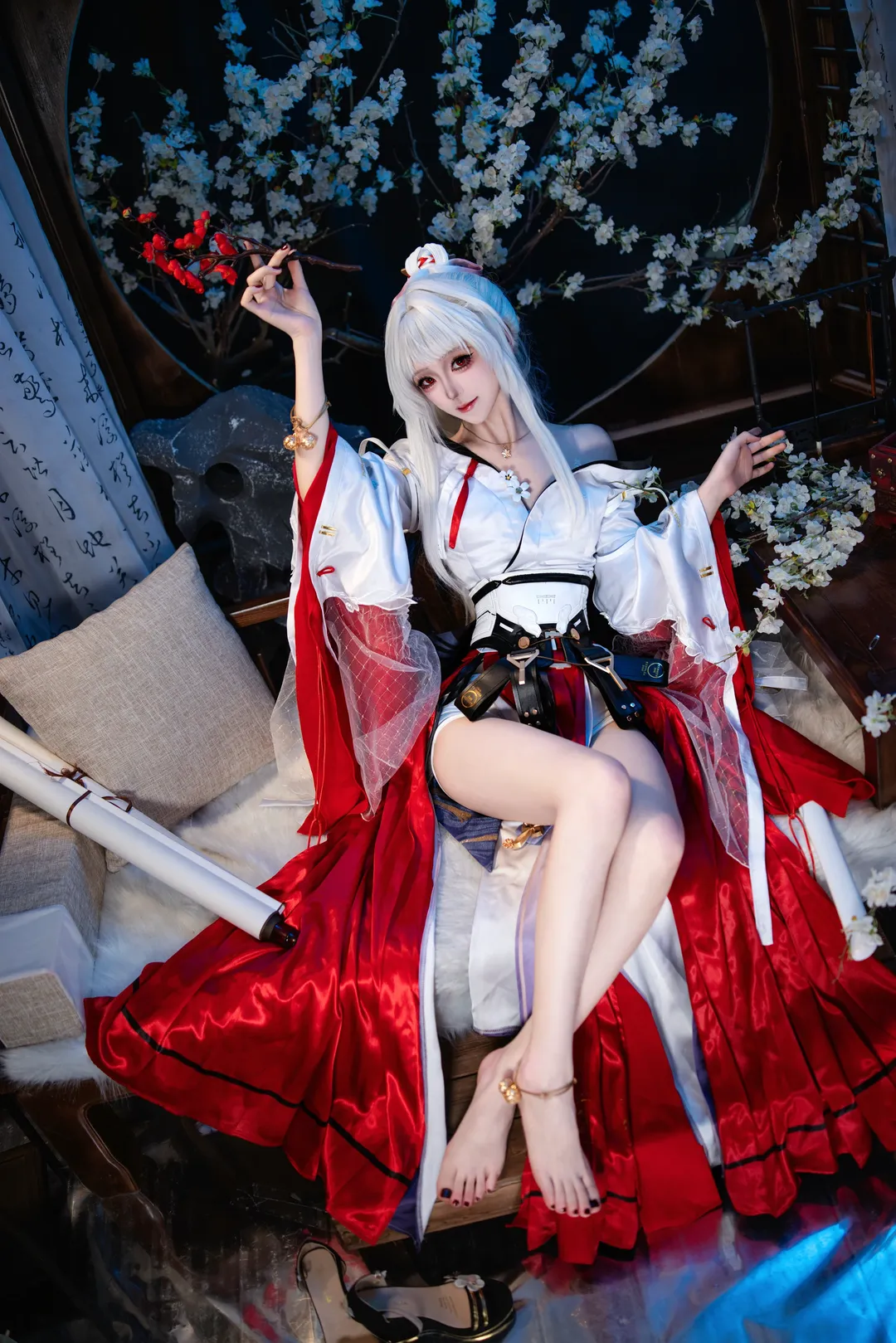 角色扮演, 鸣潮, 二次元摄影, 绯雪cos, 古风Cosplay - 第1张