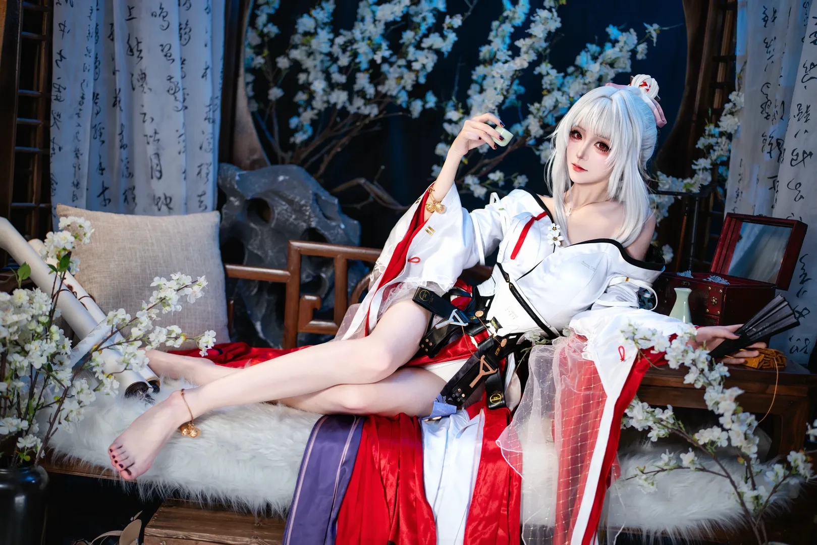 Roleplay, Wuthering Waves, Anime-style photography, Hiyuki cosplay, Ancient-style cosplay