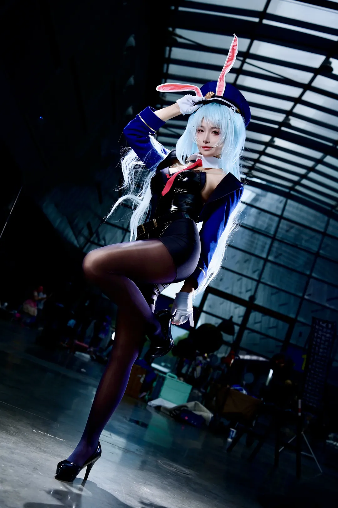 cosplay, Azur Lane, Convention photos, Bunny girl, Neptune cosplay