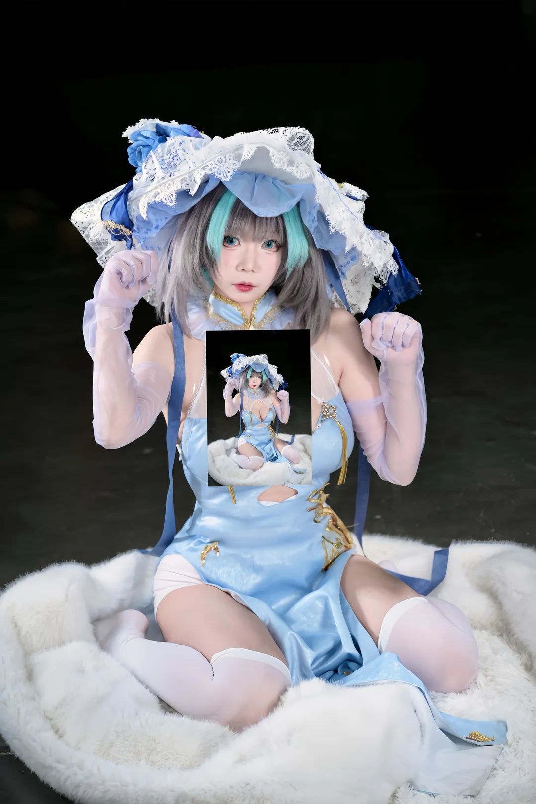 柴郡cos, 碧蓝航线, 漫展返图, cosplay摄影, 旗袍穿搭 - 第1张