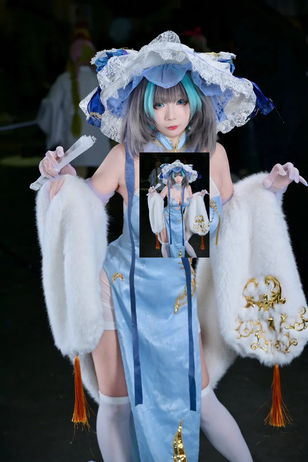 柴郡cos, 碧蓝航线, 漫展返图, cosplay摄影, 旗袍穿搭