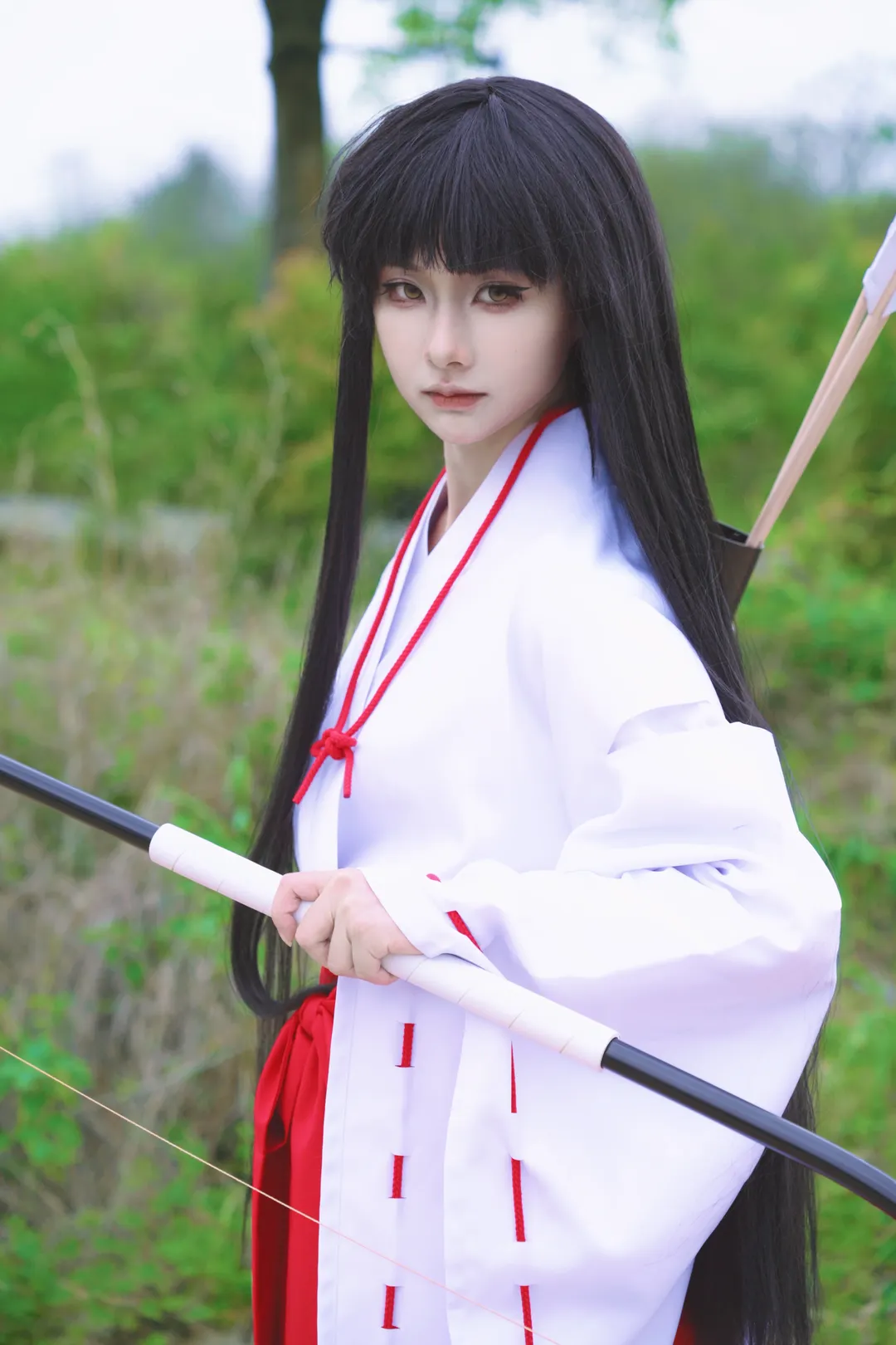 二次元摄影, cosplay正片, 桔梗cos, 犬夜叉, 戈薇cos - 第6张