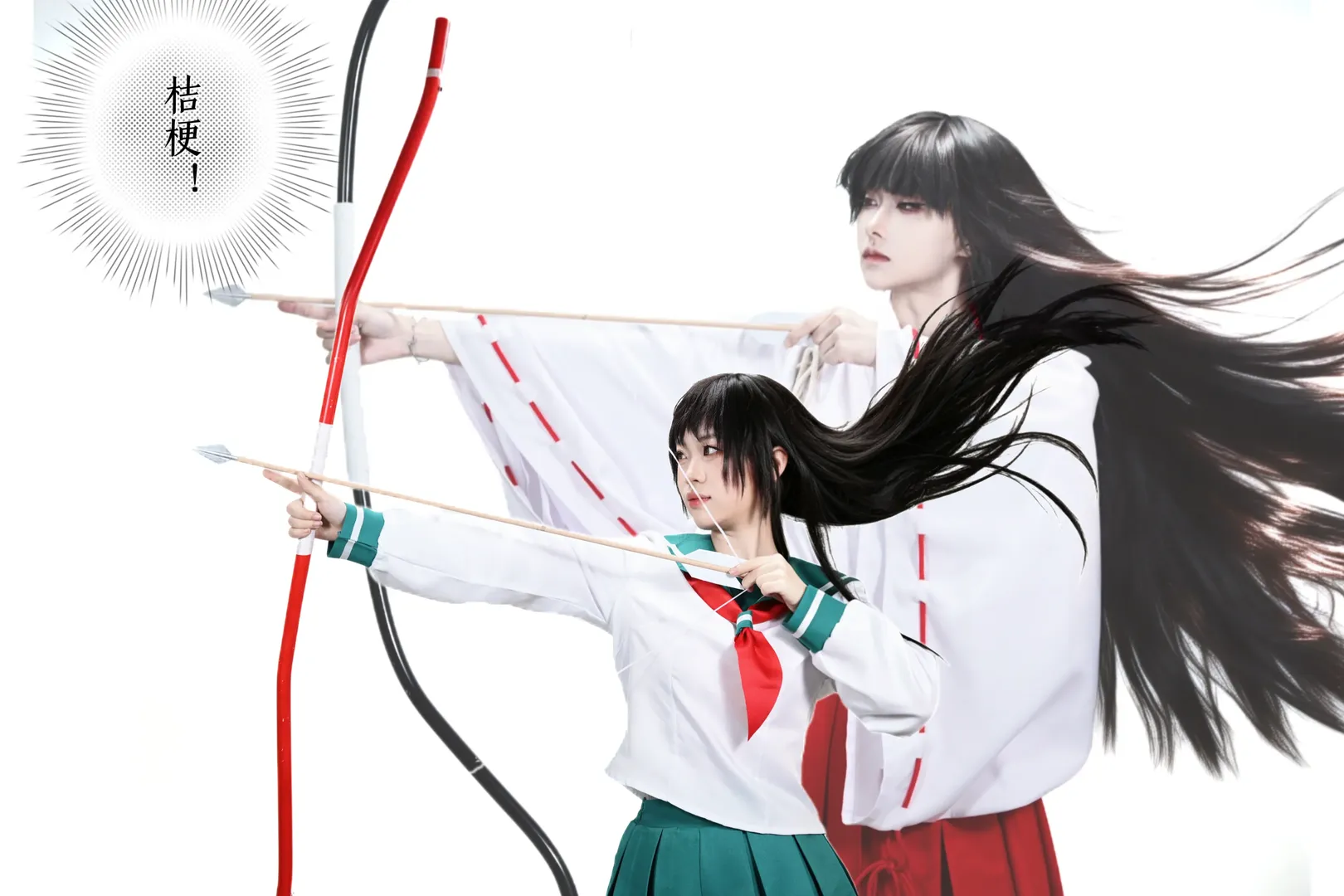 二次元摄影, cosplay正片, 桔梗cos, 犬夜叉, 戈薇cos - 第8张