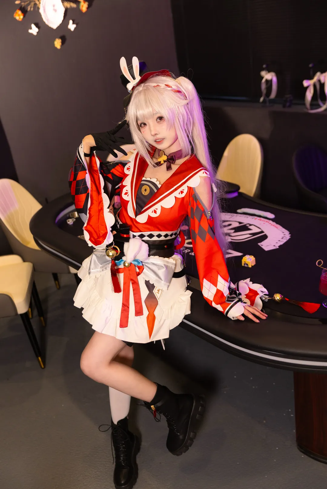 角色扮演, 粉色长发, 赌场风, 兔子帽子, 卡牌元素 - 第6张