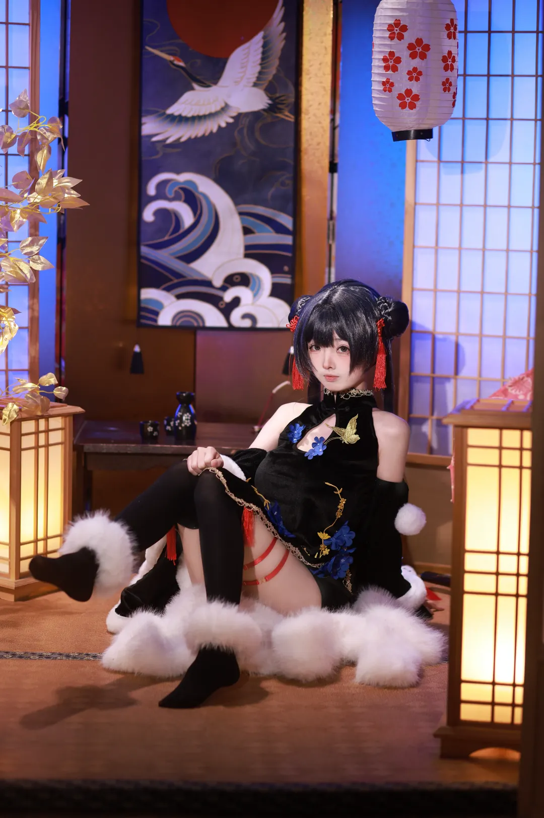 ブルーアーカイブ, キサキ コスプレ, チャイナドレスコスプレ, 新中国風スタイル, スタジオ撮影 - 2枚目