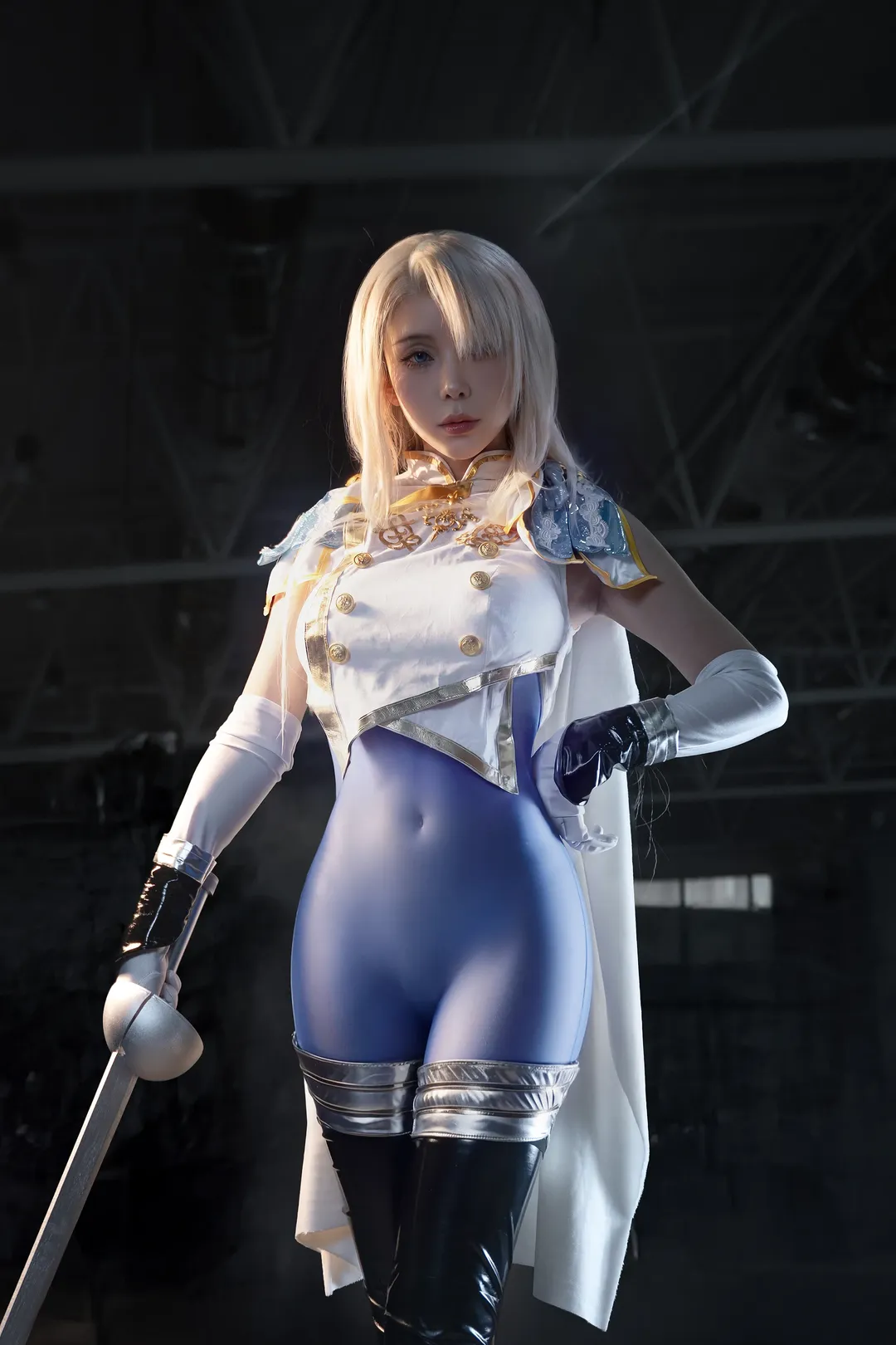 漫展返图, cosplay摄影, 棕色尘埃2, 威廉明娜cos, 连体衣cos