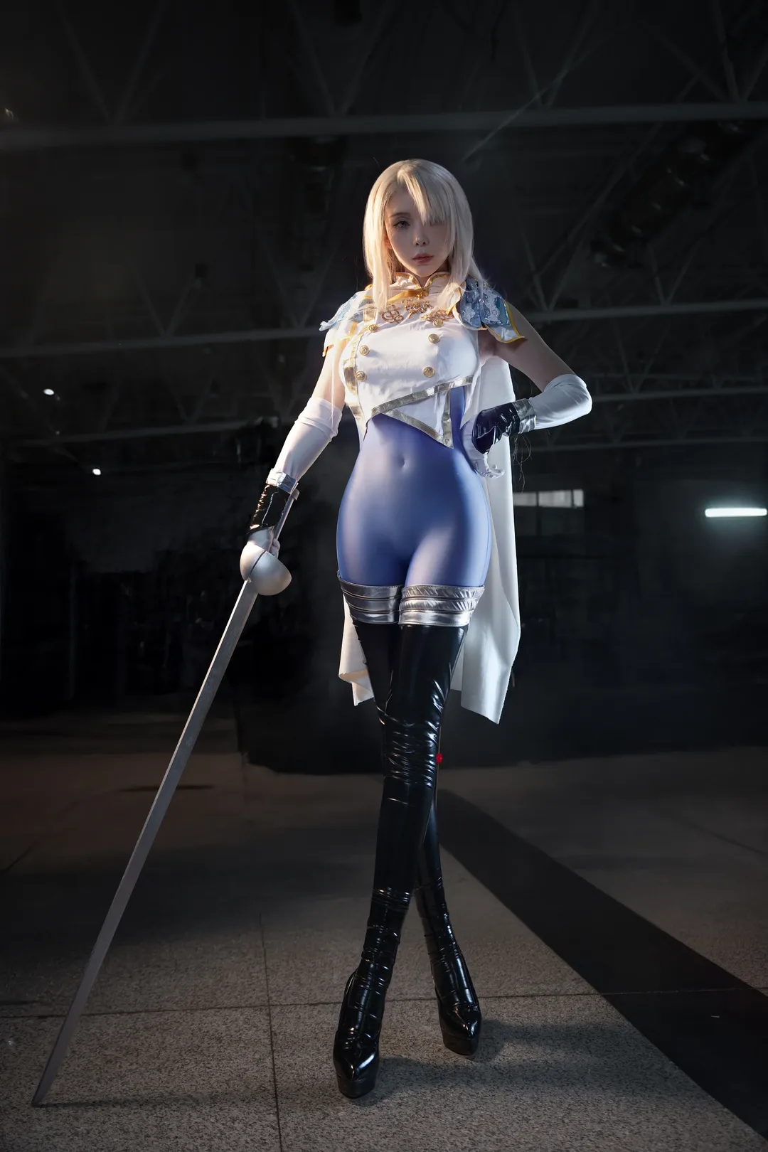 漫展返图, cosplay摄影, 棕色尘埃2, 威廉明娜cos, 连体衣cos - 第2张