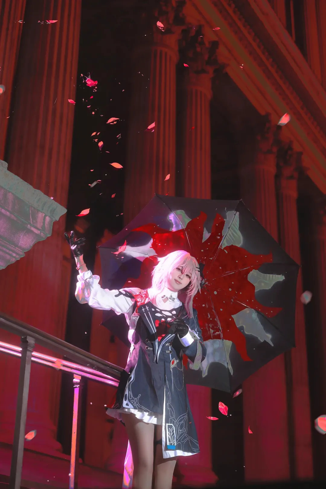 崩坏星穹铁道, 三月七cos, 长夜月cos, 夜景cosplay, 手工道具diy - 第4张