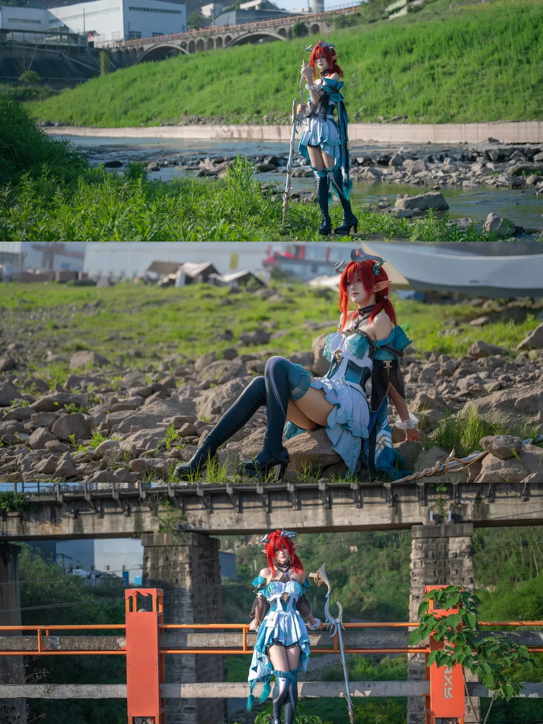 鸣潮, 二次元, 户外cos, cosplay摄影, 夏空cos - 第1张
