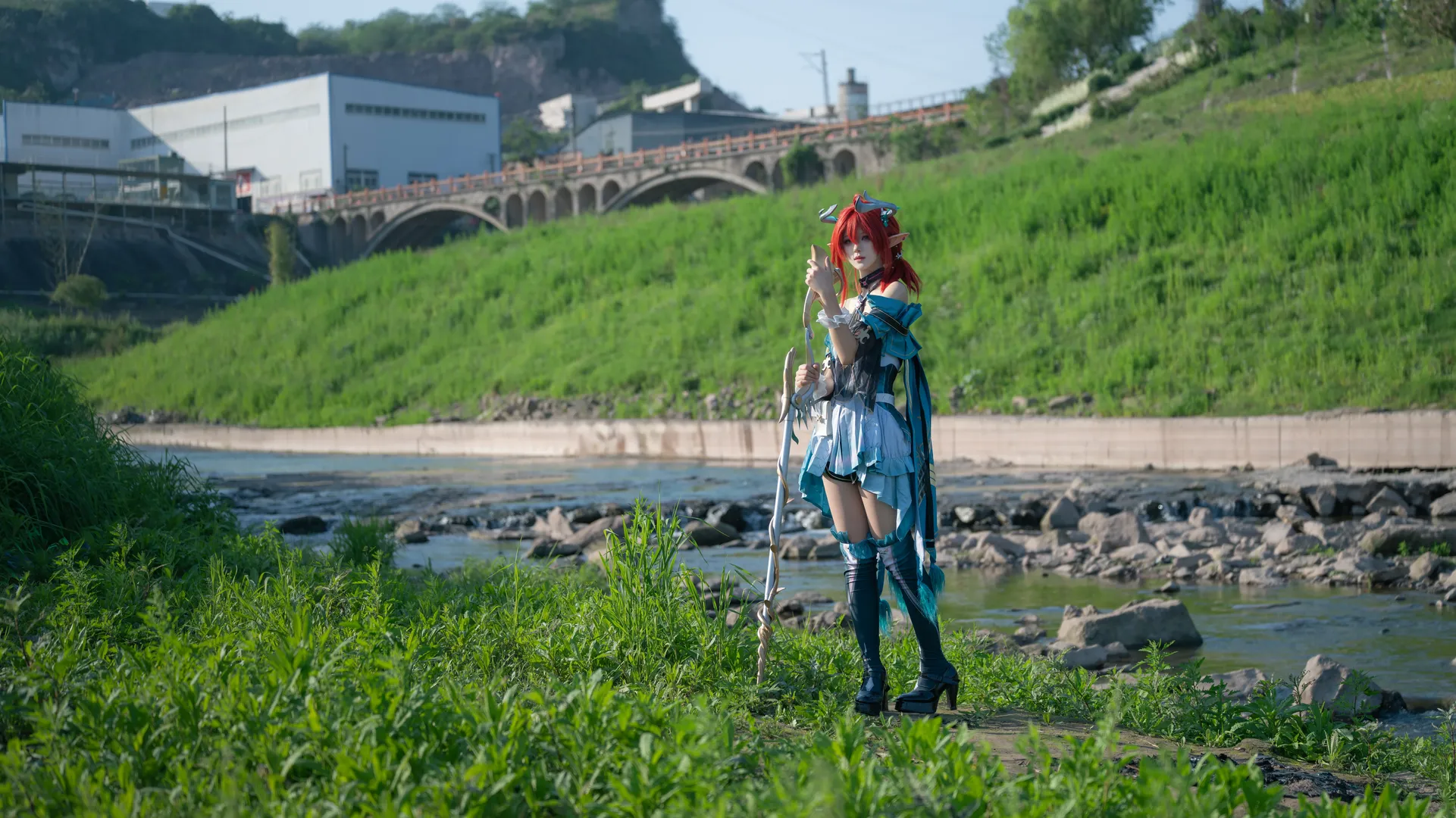 鸣潮, 二次元, 户外cos, cosplay摄影, 夏空cos - 第4张