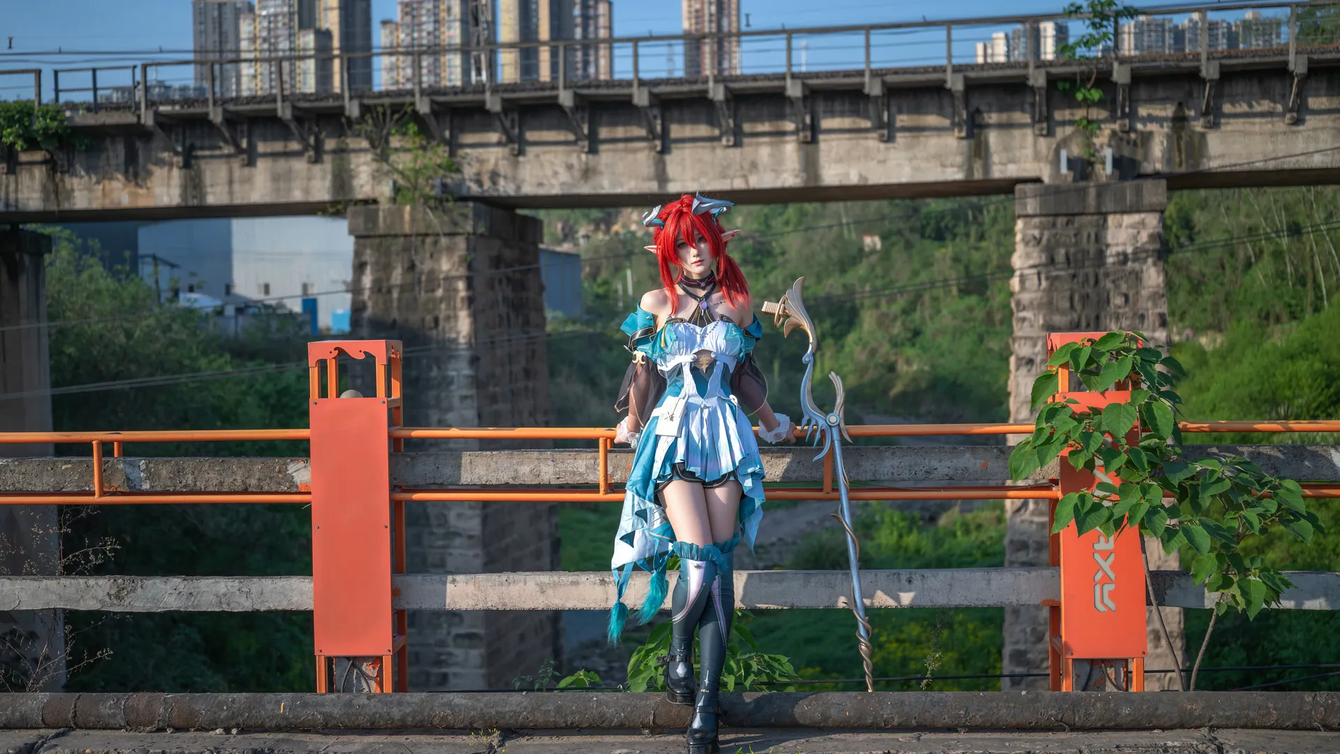 鳴潮, 二次元, 戶外cos, cosplay攝影, 夏空cos
