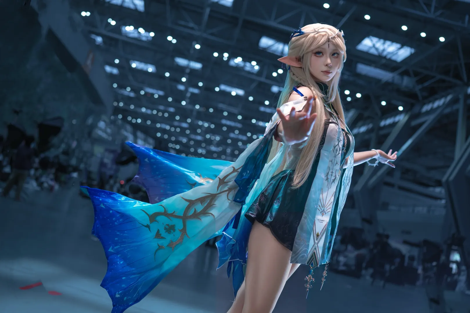 鸣潮, Cosplay, 卡提希娅cos, 动态摄影, 流浪骑士 - 第3张