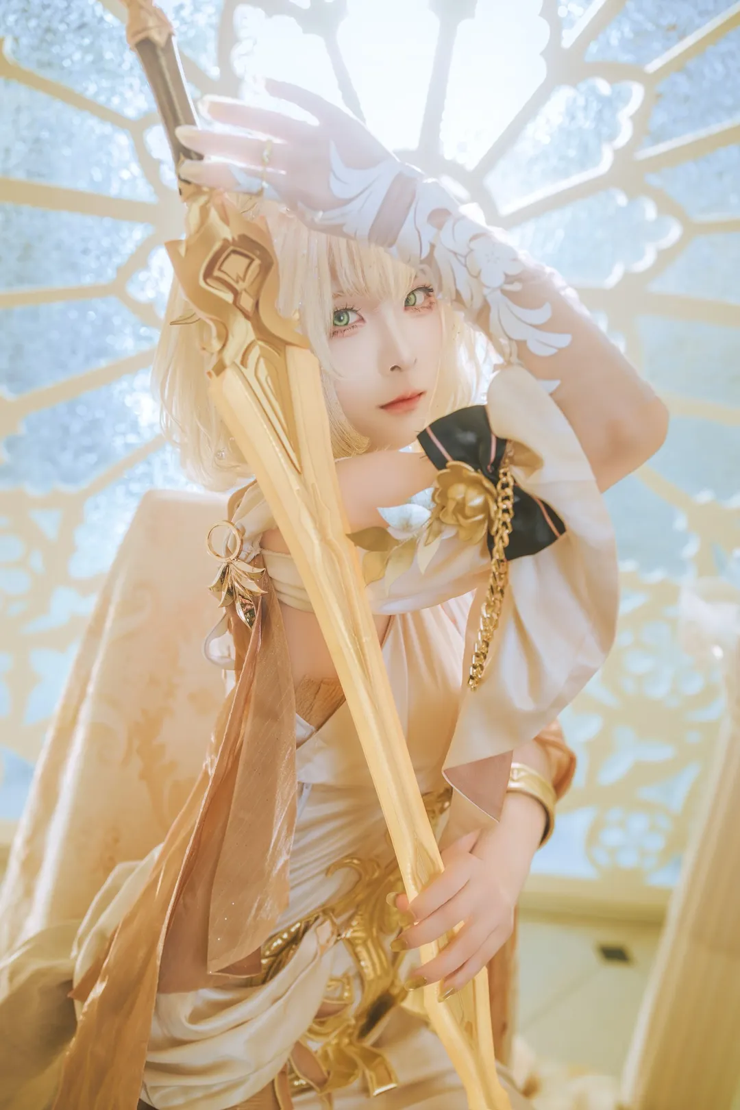 角色還原, cosplay, 阿格萊雅cos, 崩壞星穹鐵道, 黃金織者