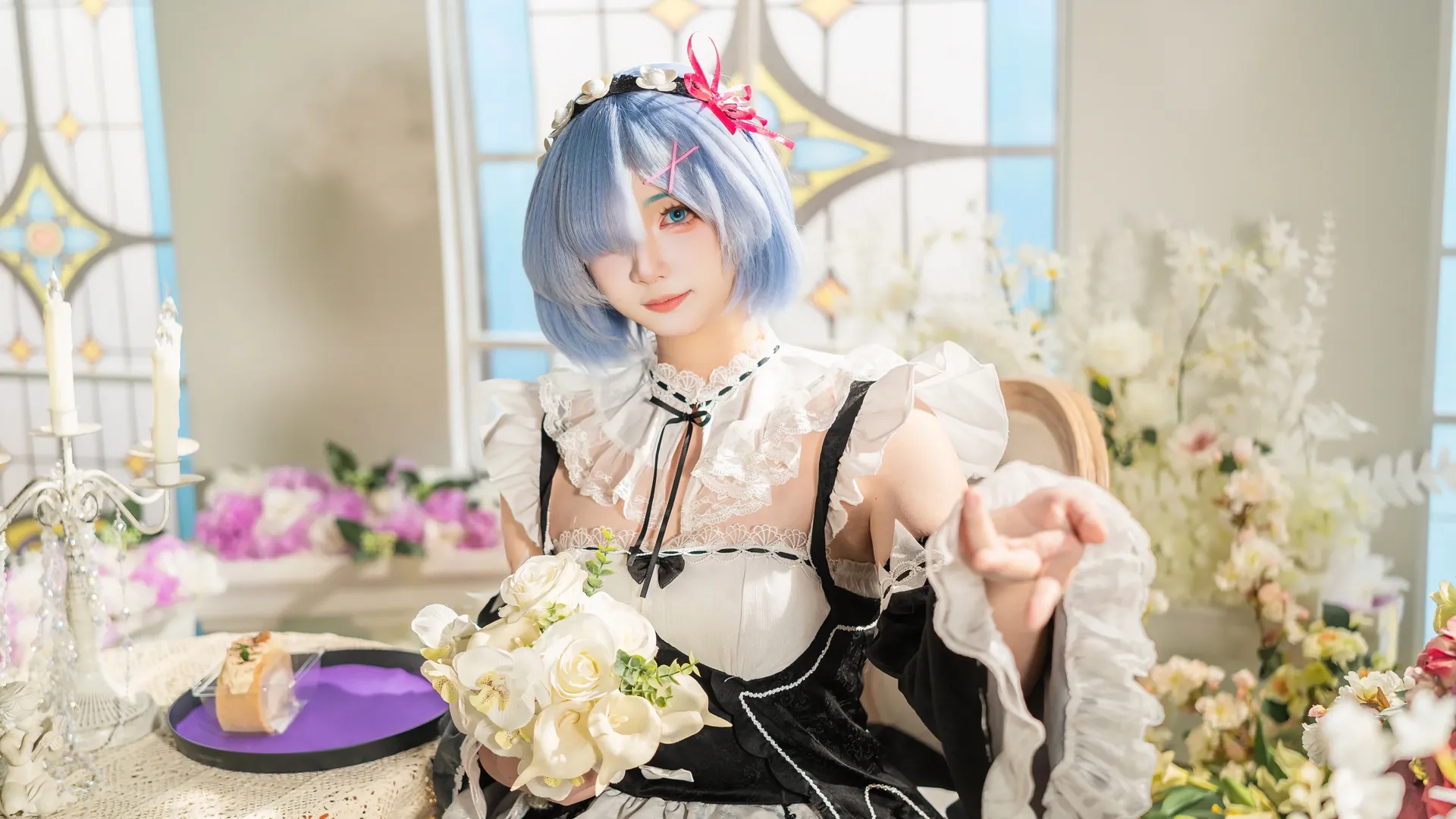 角色还原, 唯美摄影, 蕾姆拉姆cos, 从零开始的异世界生活, 双人Cosplay - 第2张