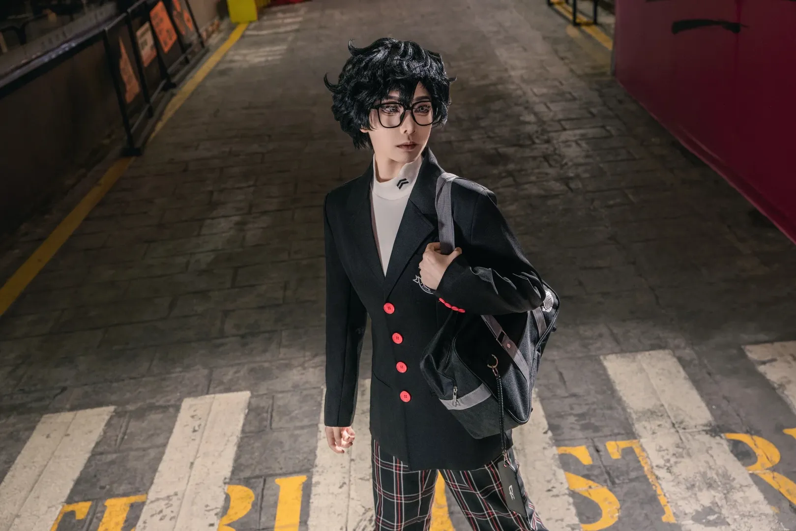 雨宫莲cos, Persona 5 Royal, 佐仓双叶, 街拍, 漫展 - 第1张