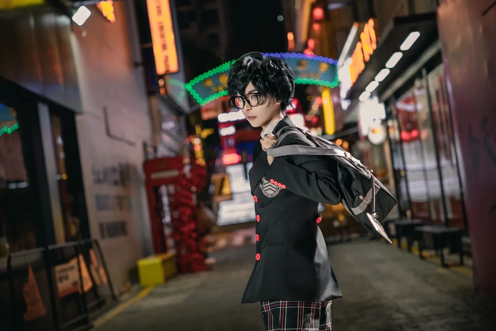 雨宫莲cos, Persona 5 Royal, 佐仓双叶, 街拍, 漫展 - 第2张