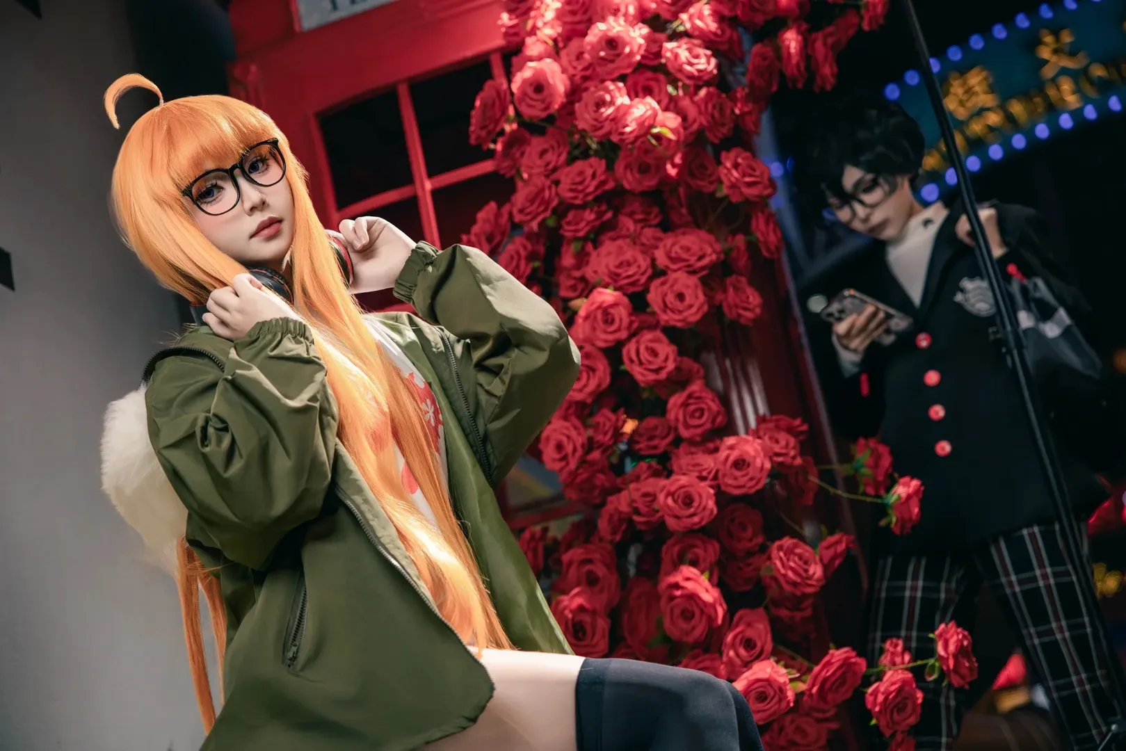 雨宫莲cos, Persona 5 Royal, 佐仓双叶, 街拍, 漫展 - 第4张