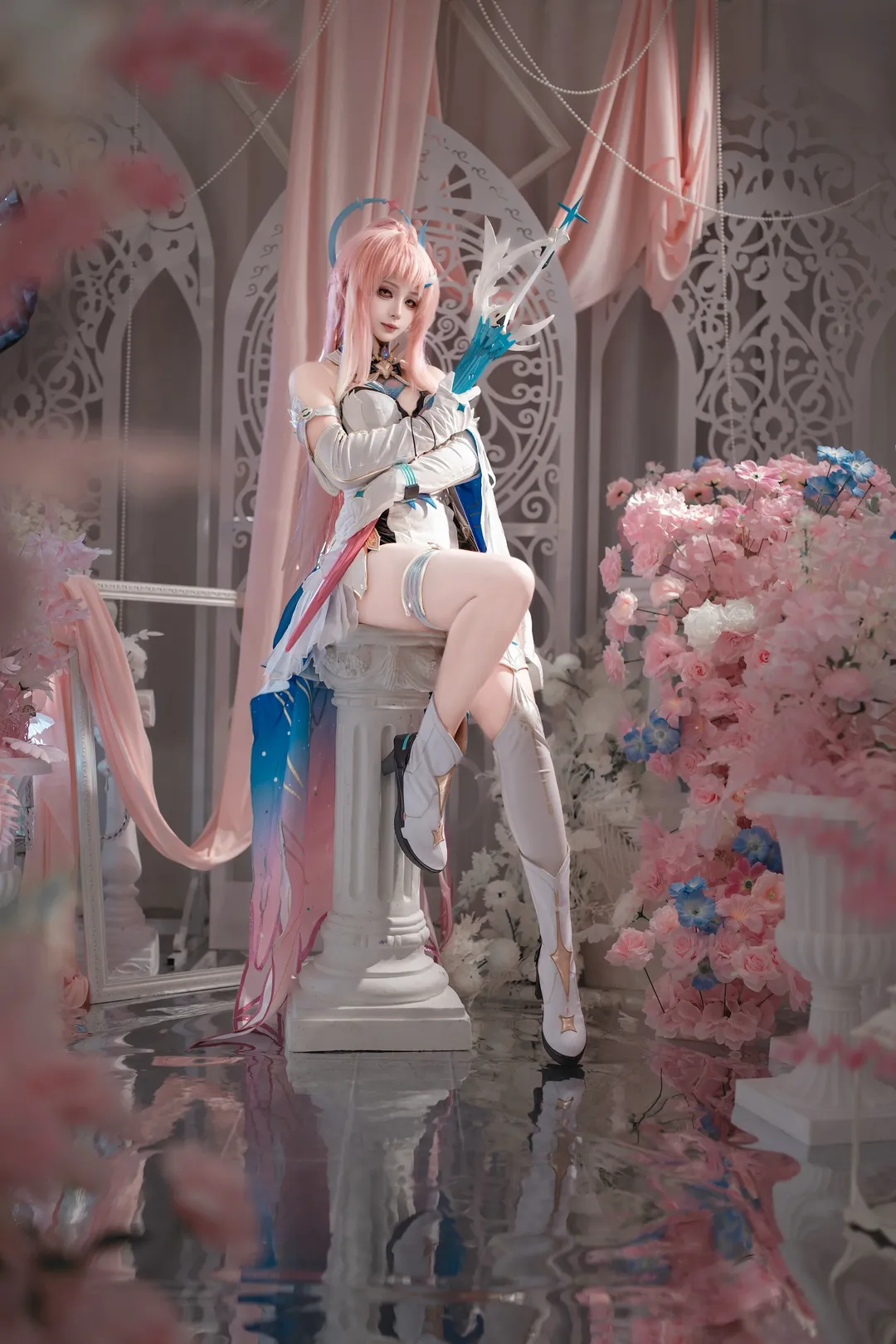 鸣潮, 二次元少女, 爱弥斯cos, 梦幻氛围, cosplay摄影 - 第10张
