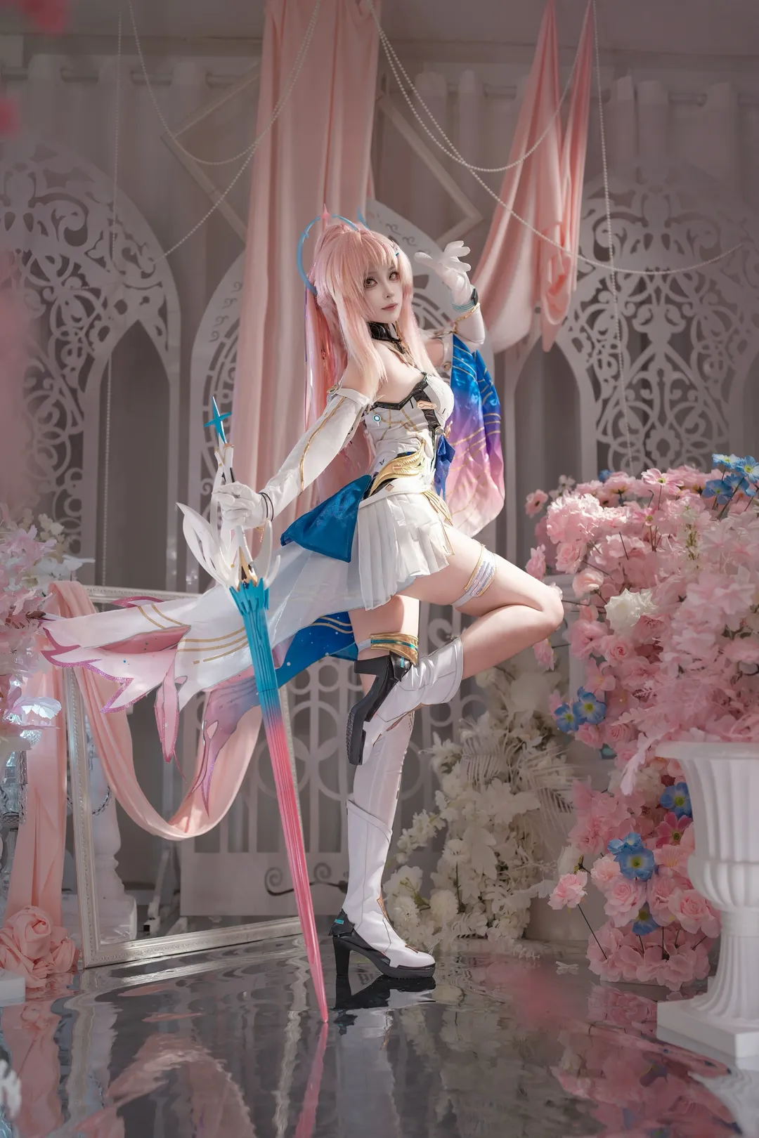鸣潮, 二次元少女, 爱弥斯cos, 梦幻氛围, cosplay摄影 - 第9张