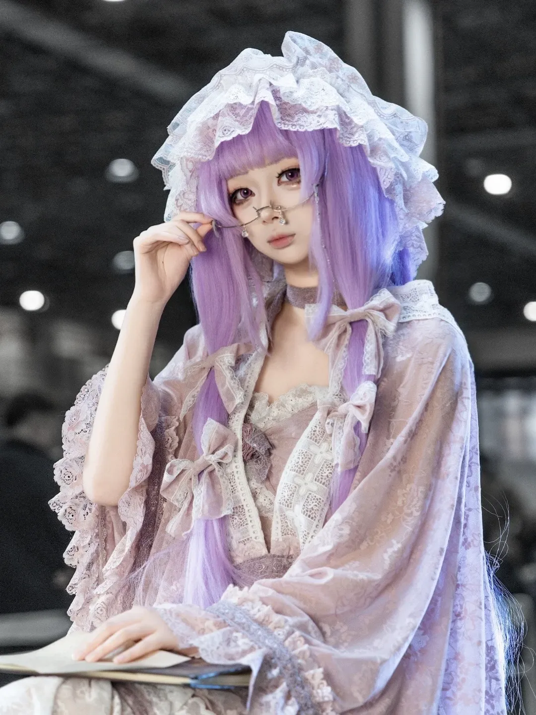 イベント写真, 東方Project, パチュリー コスプレ, 魔女, バニラ - 1枚目
