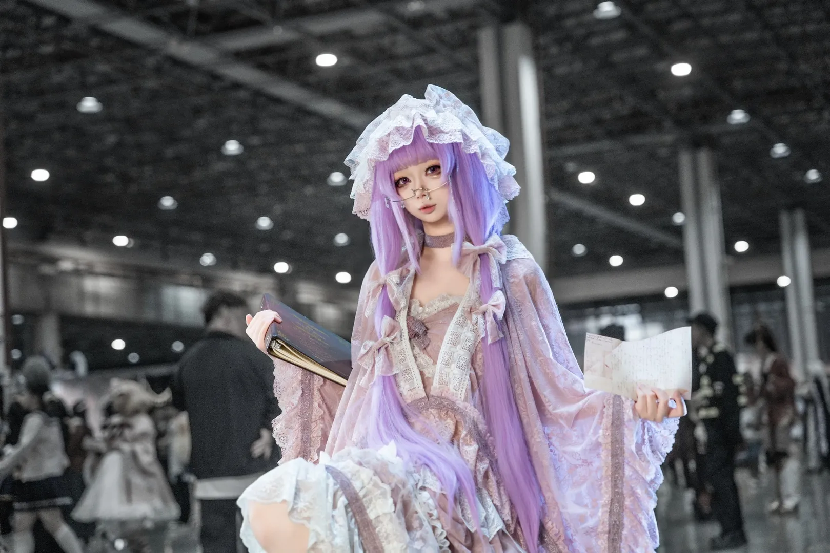 场照, 东方Project, 帕秋莉cos, 魔女, 香草