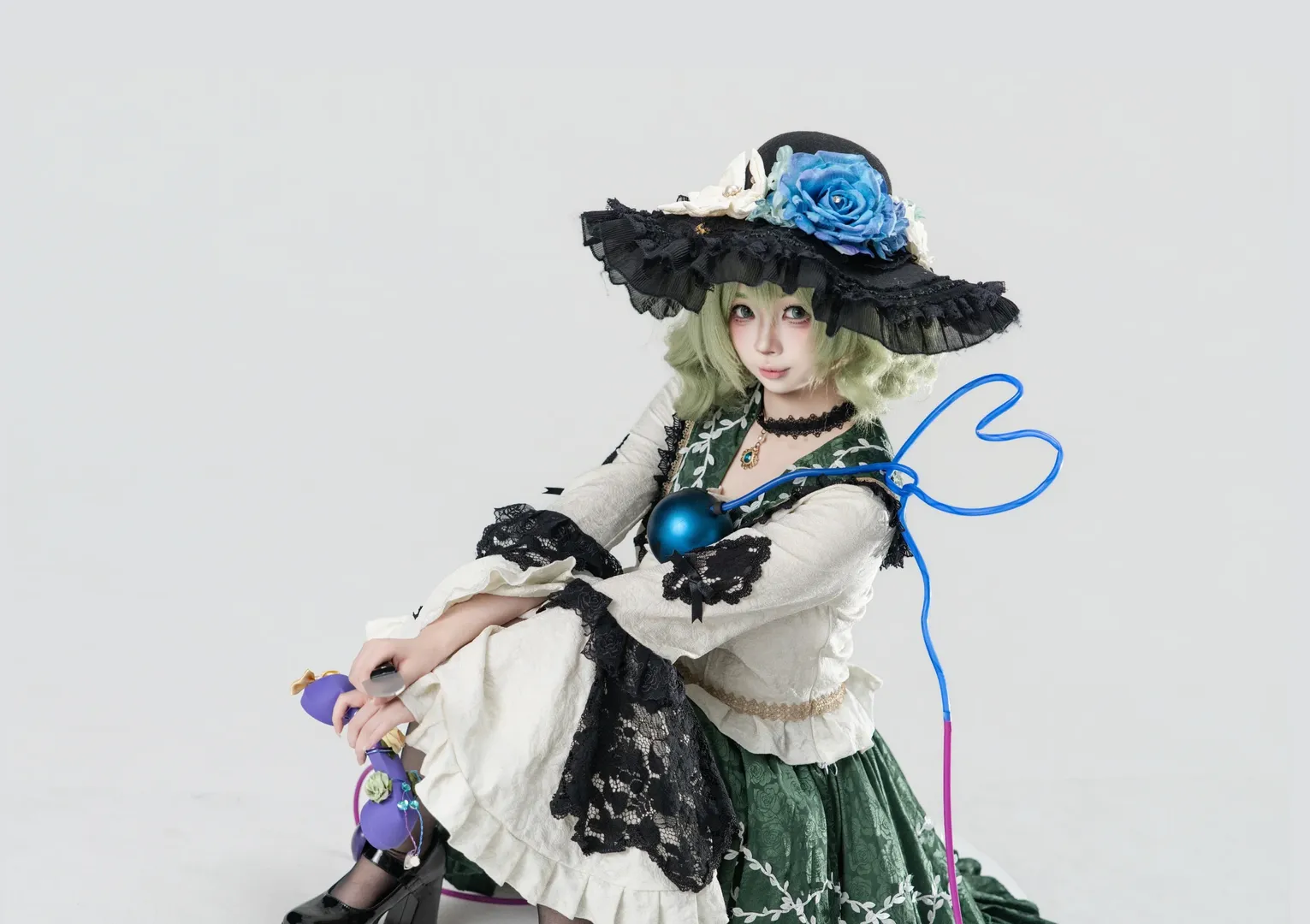 二次元撮影, 東方Project, 古明地こいし コスプレ, ゴシック・ロリータ, 東方Projectコスプレ - 4枚目