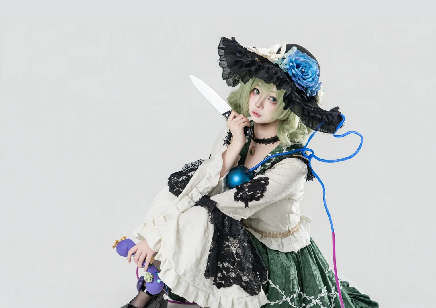二次元撮影, 東方Project, 古明地こいし コスプレ, ゴシック・ロリータ, 東方Projectコスプレ - 5枚目