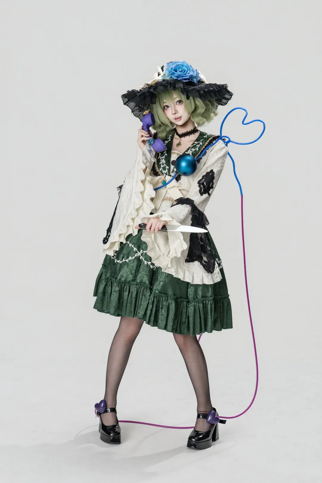 东方project, 动作参考, 古明地恋cos, 车万cosplay, 古明地恋正片 - 第10张