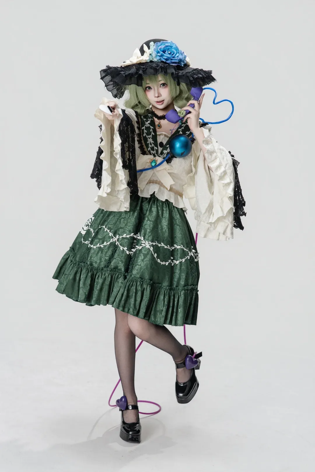 东方project, 动作参考, 古明地恋cos, 车万cosplay, 古明地恋正片 - 第11张
