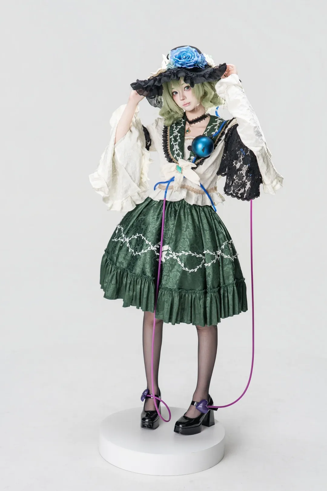 东方project, 动作参考, 古明地恋cos, 车万cosplay, 古明地恋正片 - 第12张