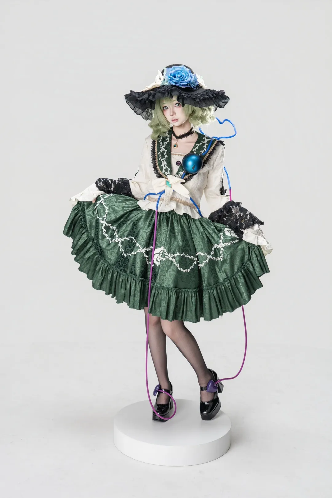 东方project, 动作参考, 古明地恋cos, 车万cosplay, 古明地恋正片 - 第13张
