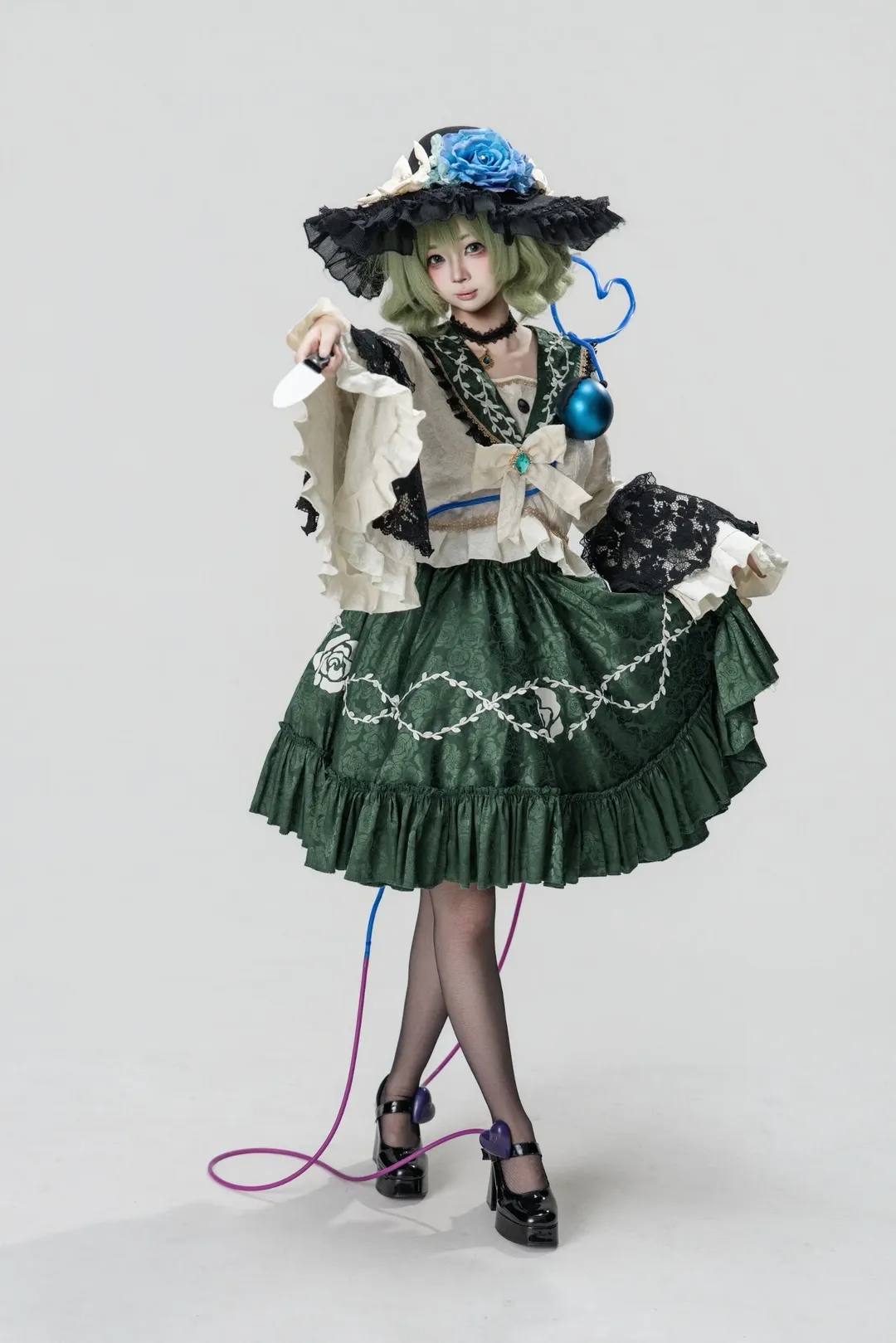 东方project, 动作参考, 古明地恋cos, 车万cosplay, 古明地恋正片 - 第3张
