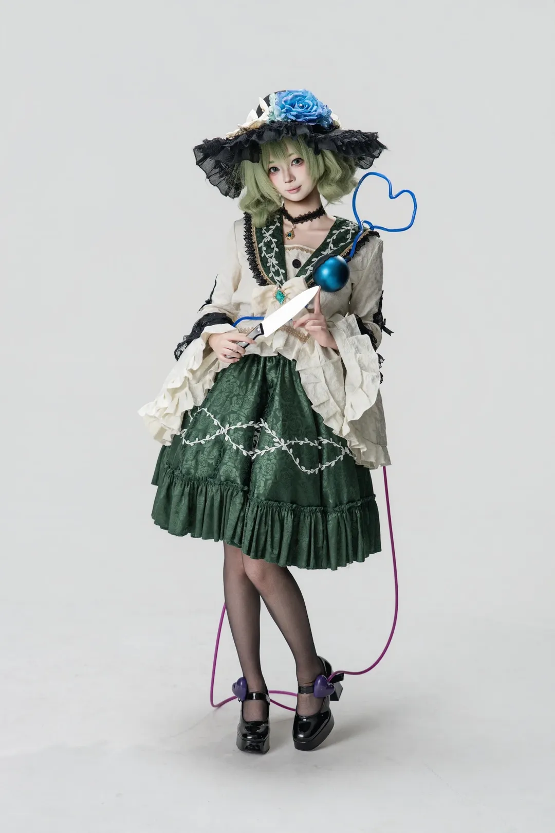 东方project, 动作参考, 古明地恋cos, 车万cosplay, 古明地恋正片 - 第5张
