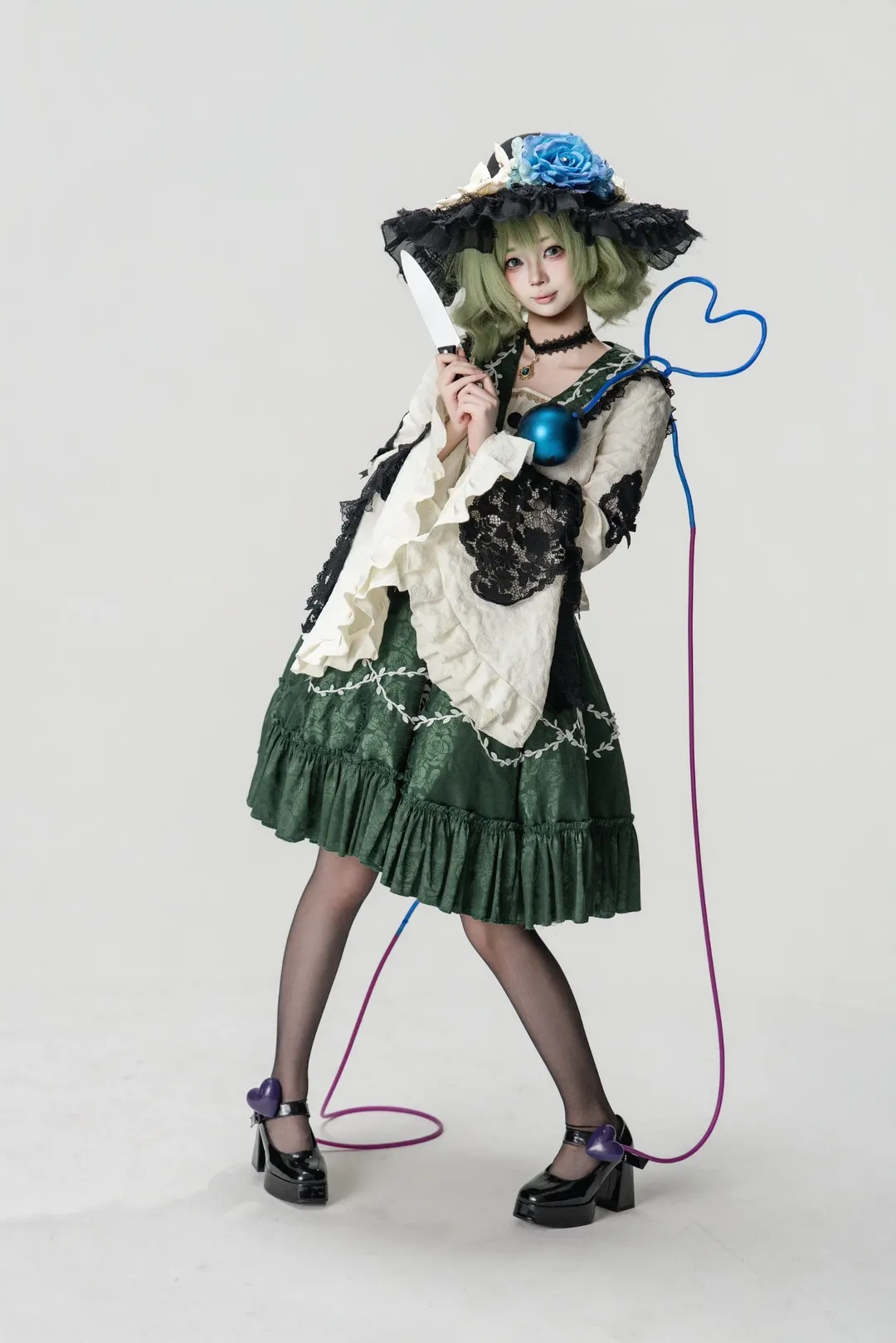 东方project, 动作参考, 古明地恋cos, 车万cosplay, 古明地恋正片 - 第6张