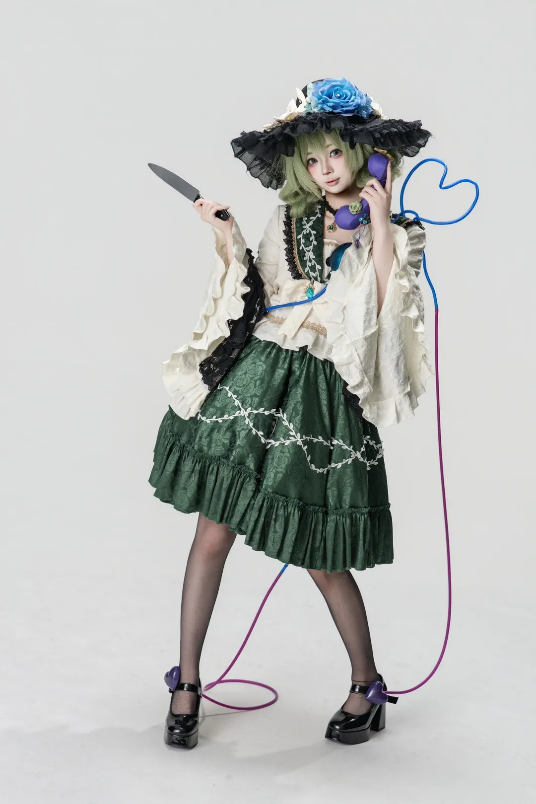 东方project, 动作参考, 古明地恋cos, 车万cosplay, 古明地恋正片 - 第9张
