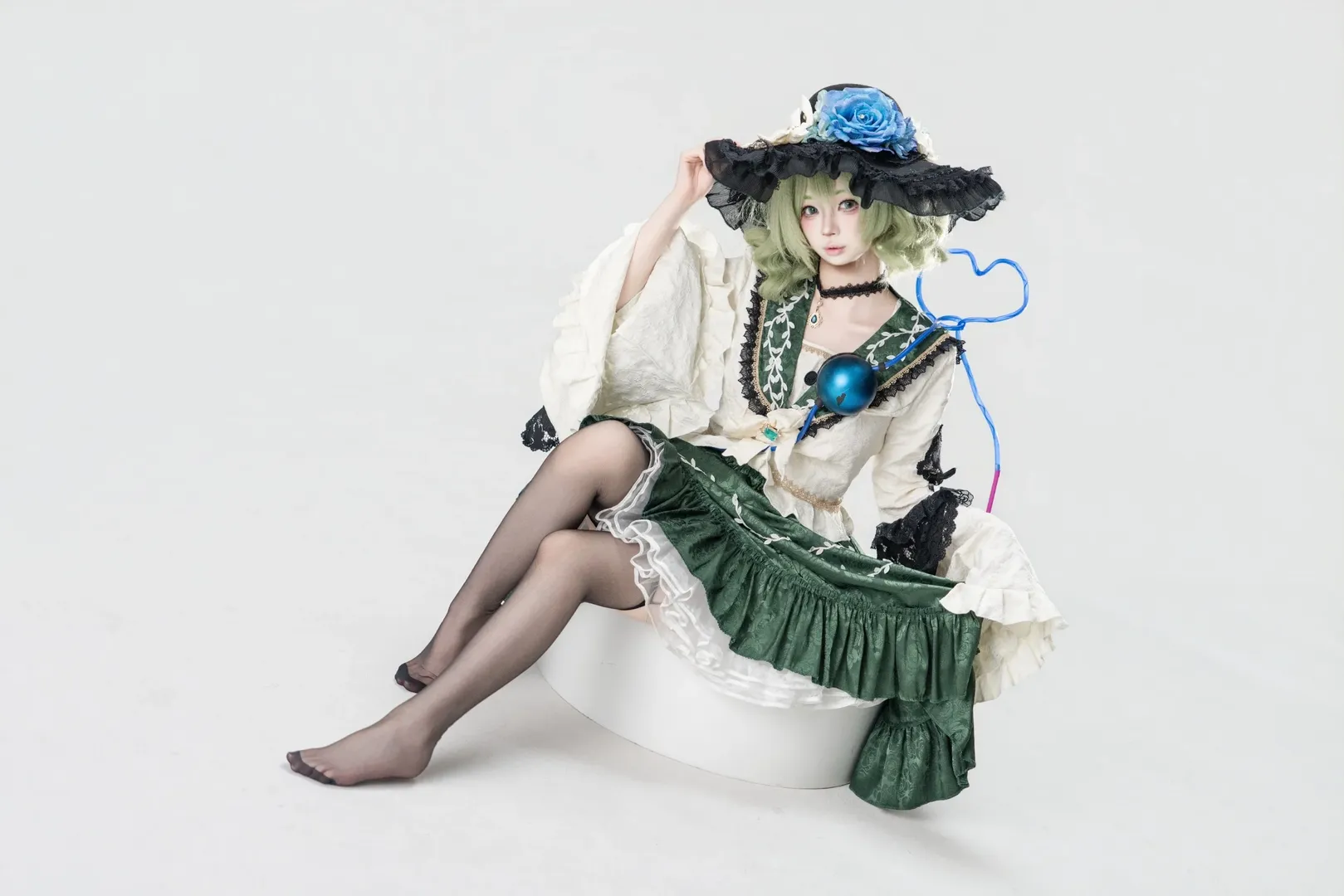 东方project, 古明地恋cos, 二次元角色扮演, 车万cosplay, 白棚摄影 - 第6张