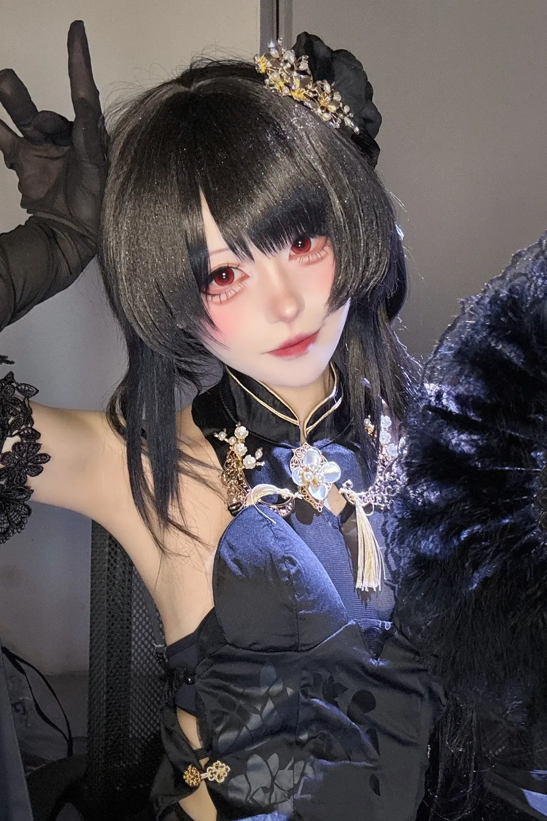 角色扮演, cosplay, 碧蓝航线, 镇海cos, 暗黑风cos - 第1张